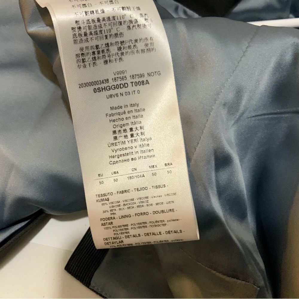 New with tags Giorgio Armani Blazer women Size 50 made in Italy $1850 - Picture 8 of 13